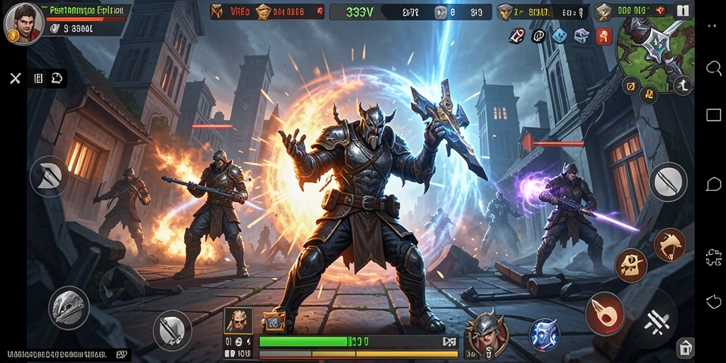 Tampilan gameplay <strong>333V</strong> dengan aksi pertarungan yang mendebarkan.