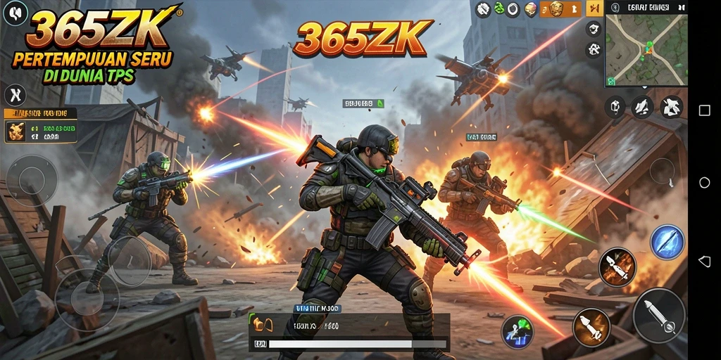 Screenshot gameplay TPS seru di 365ZK.