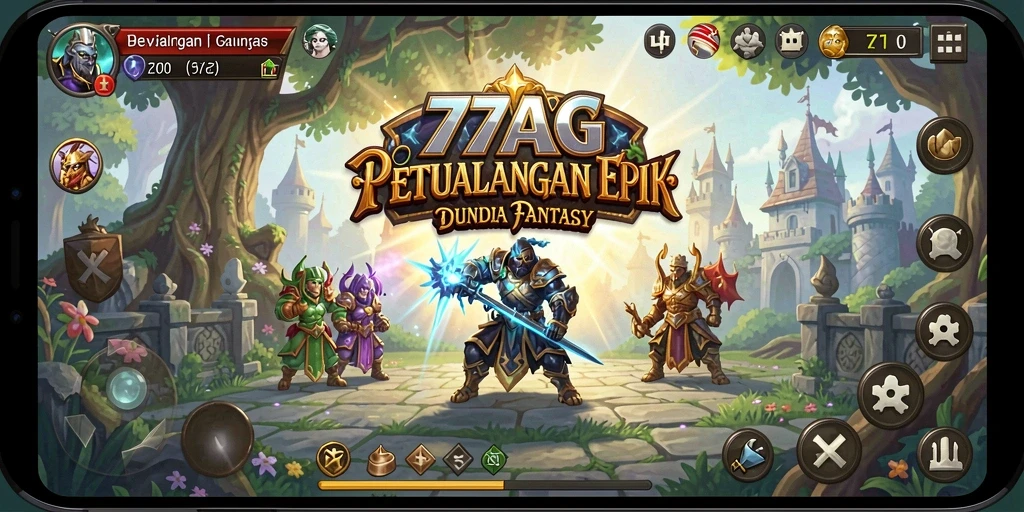 Gameplay seru di dunia fantasi 77AG.