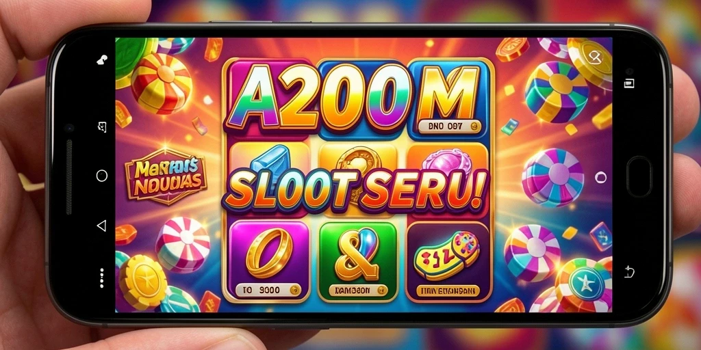 Tampilan gameplay A200M yang menarik dan penuh warna.