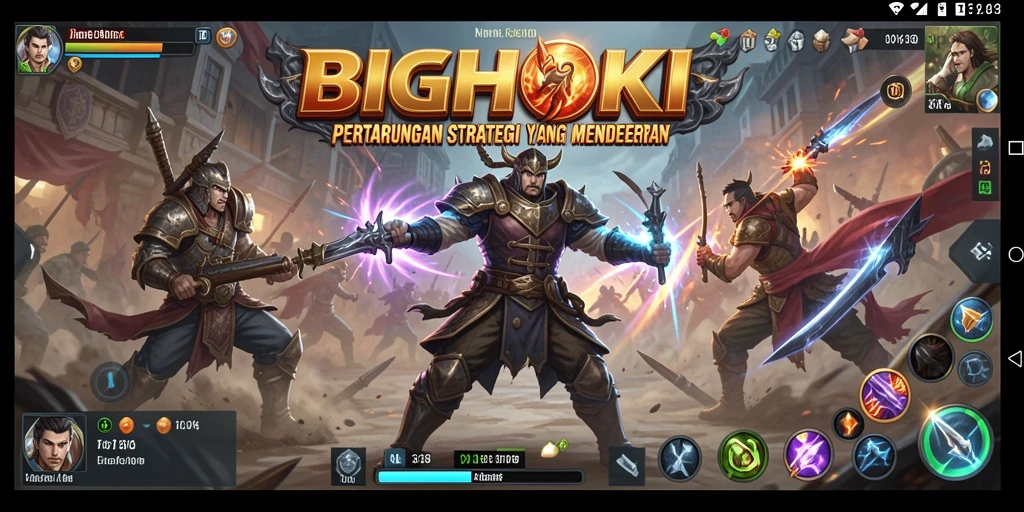Gameplay BIGHOKI yang menantang dan strategis.