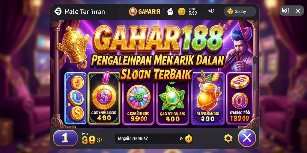 Tampilan gameplay seru saat memutar slot GAHAR188.