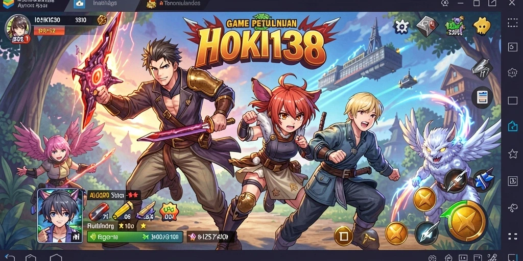 Tampilan gameplay HOKI138 dengan karakter Anime yang menawan.