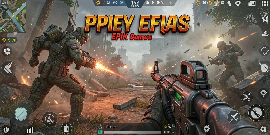 Tampilan gameplay seru dari IDR89 saat aksi pertempuran berlangsung.