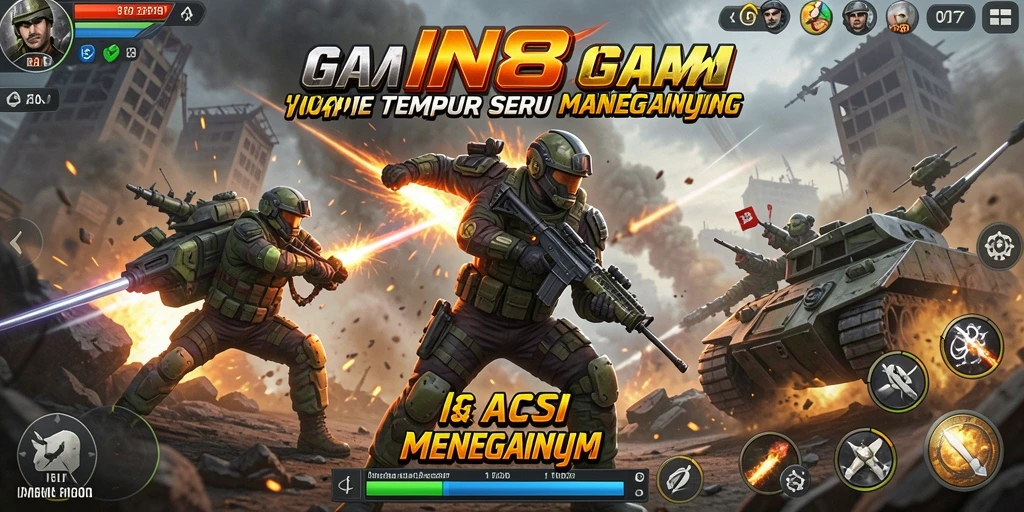 Tampilan gameplay IN88 yang intens dan menegangkan.