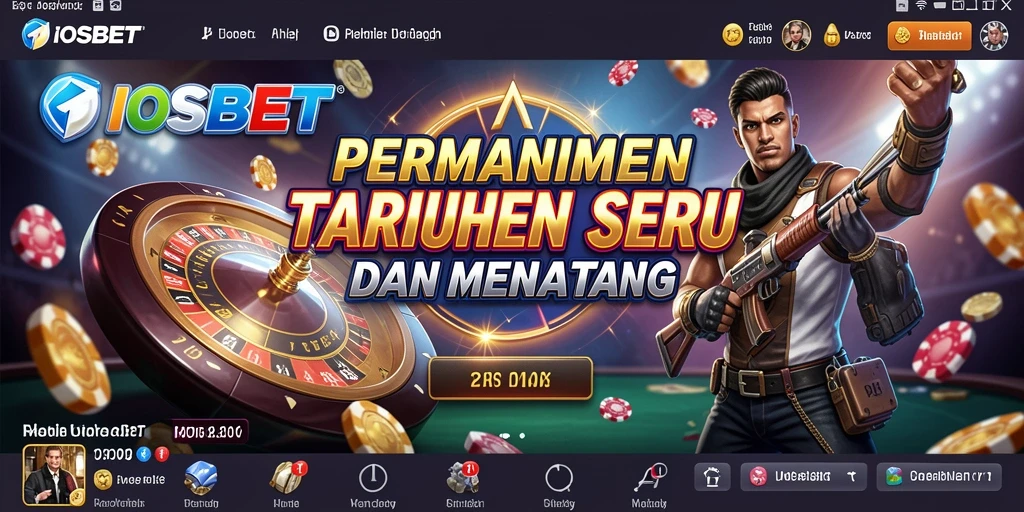 Tampilan seru gameplay IOSBET dalam aksi taruhan.