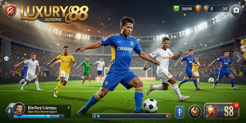 Tampilan gameplay yang seru dan mendebarkan di LUXURY88.
