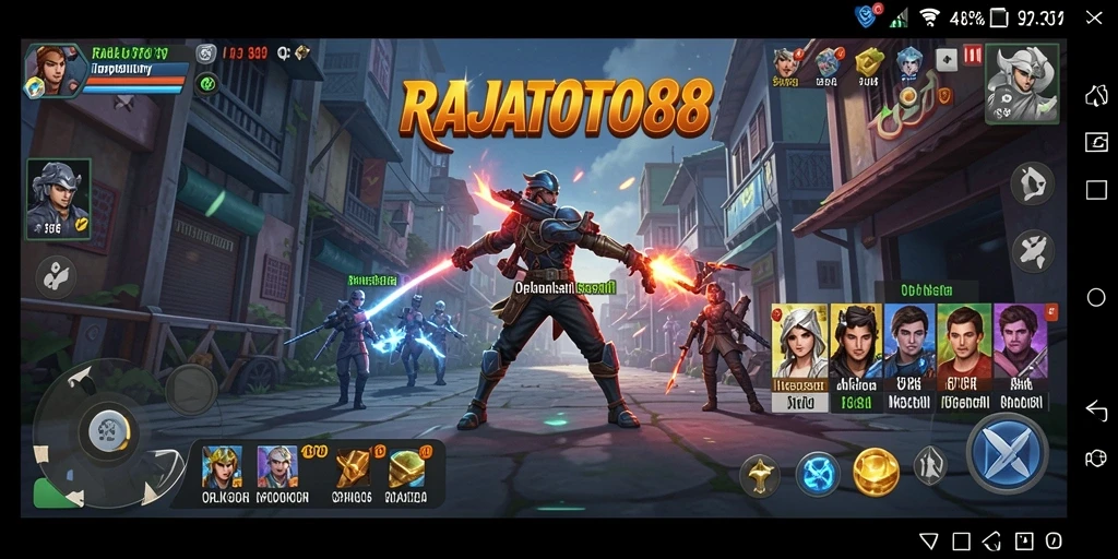 Tampilan utama RAJATOTO88 dengan fitur utility yang bermanfaat.