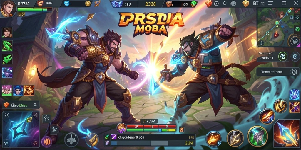 Gameplay seru dengan pertarungan tim di RR789.