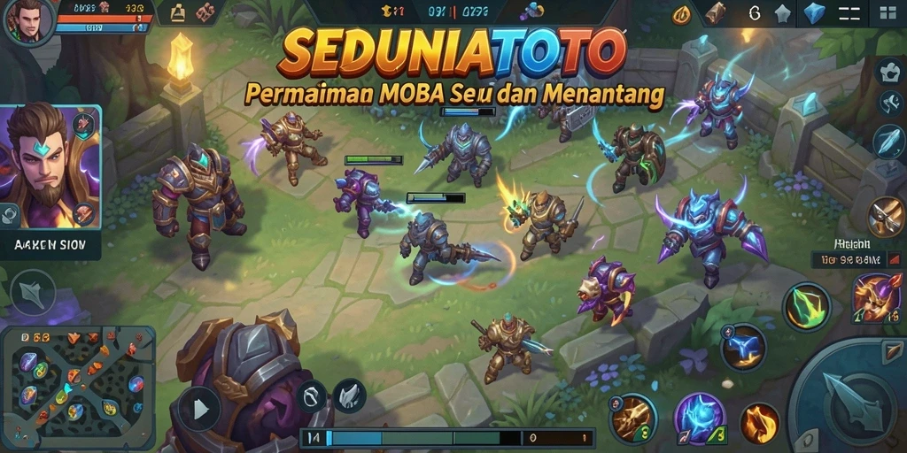 Tampilan gameplay SEDUNIATOTO yang memukau dan penuh aksi.