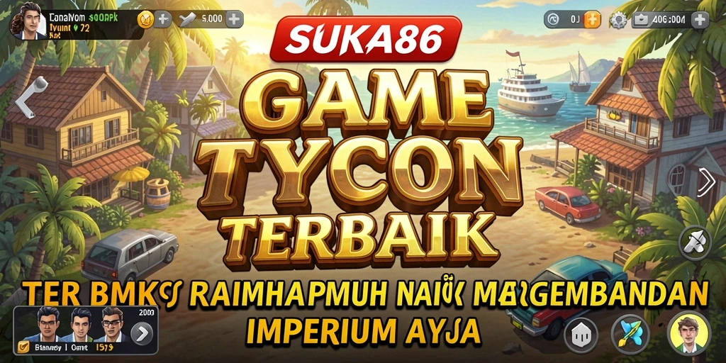 Tangkapan layar SUKA86 menampilkan elemen permainan Tycoon yang mendalam.