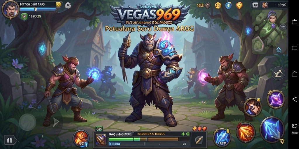 Tampilan seru dari gameplay ARPG VEGAS969 dengan karakter yang beragam.