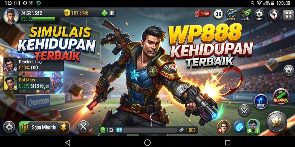 Tampilan gameplay WP888 yang menarik dan interaktif.